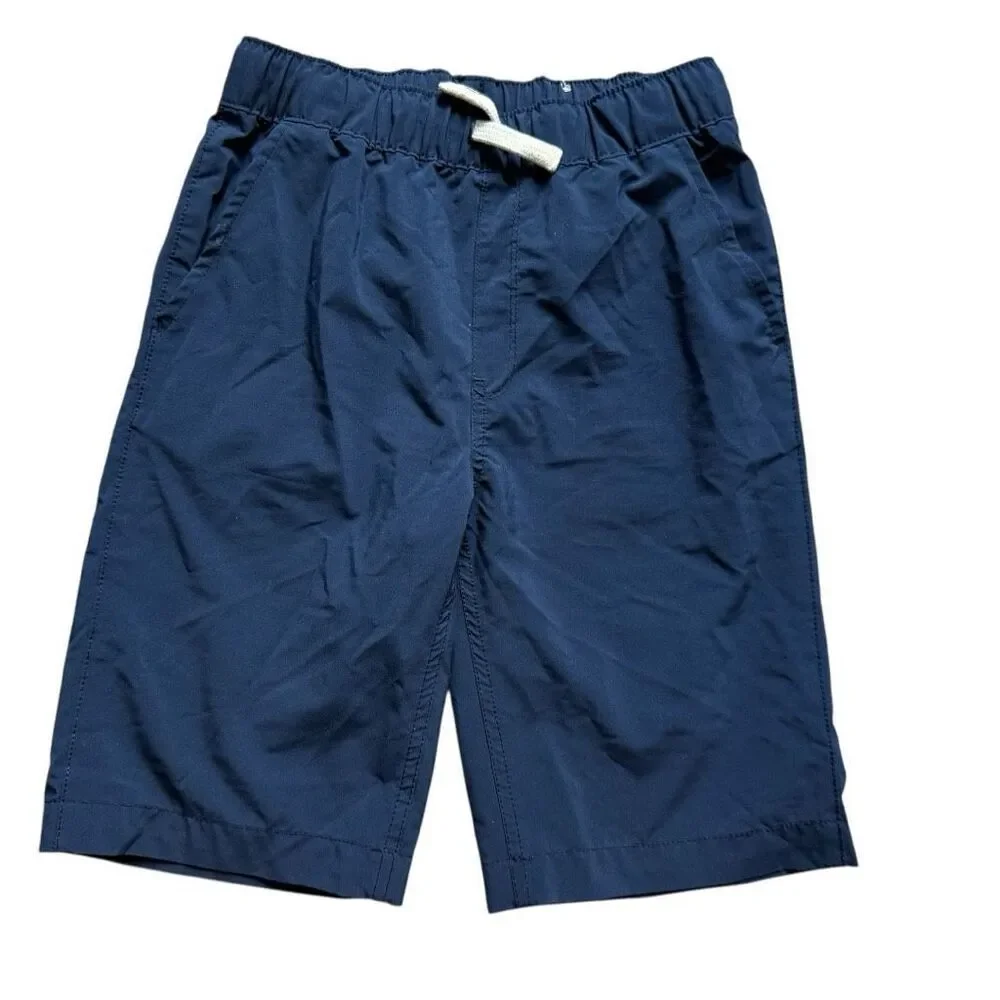Youth Boys The Childrens Place Navy Drawstring Chino Pull-On Shorts - Sz 12